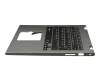 DMH2R Original Dell Tastatur inkl. Topcase DE (deutsch) schwarz/silber mit Backlight