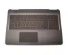 EAG3500206R Original HP Tastatur inkl. Topcase DE (deutsch) grau/grau mit Backlight
