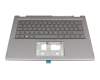 EAZA0002010-1 Original Acer Tastatur inkl. Topcase DE (deutsch) grau/grau mit Backlight