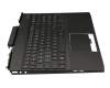 EBG3D019010-1 Original HP Tastatur inkl. Topcase DE (deutsch) schwarz/schwarz mit Backlight