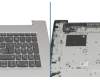 EC1JX000200 Original Lenovo Tastatur inkl. Topcase DE (deutsch) grau/silber