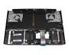 EC33H000400 Original Acer Tastatur inkl. Topcase DE (deutsch) schwarz/weiß/schwarz mit Backlight (Anschlusskabel 29mm)