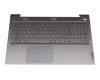 EL1K7001100 Original Lenovo Tastatur inkl. Topcase DE (deutsch) grau/grau mit Backlight