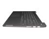 EL1K7001100 Original Lenovo Tastatur inkl. Topcase DE (deutsch) grau/grau mit Backlight