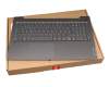 ET1K7000200 Original Lenovo Tastatur inkl. Topcase DE (deutsch) grau/grau mit Backlight