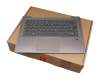 ET1YN000100 Original Lenovo Tastatur inkl. Topcase DE (deutsch) grau/bronze mit Backlight (ohne Fingerprint)