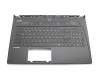 Exone go Workstation 1535 Original Tastatur inkl. Topcase DE (deutsch) schwarz/schwarz mit Backlight