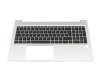 HB25C1 Original HP Tastatur inkl. Topcase DE (deutsch) schwarz/silber