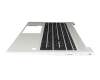 HB25C1 Original HP Tastatur inkl. Topcase DE (deutsch) schwarz/silber