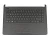 HP 14-bs000 Original Tastatur inkl. Topcase DE (deutsch) schwarz/schwarz Masche