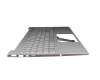 HP 15s-fq3000 Original Tastatur inkl. Topcase DE (deutsch) silber/silber mit Backlight