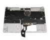 HP 15s-fq5000 Original Tastatur inkl. Topcase DE (deutsch) silber/silber