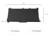 HP 15t-dw300 Replacement Akku 47Wh