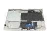 HP 17-by3000 Original Tastatur inkl. Topcase DE (deutsch) silber/silber (PTP)