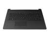 HP 17-by3000 Tastatur inkl. Topcase DE (deutsch) schwarz/schwarz (DVD) (Optik: Grobmuster)