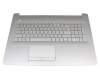 HP 17-by4000 Original Tastatur inkl. Topcase DE (deutsch) silber/silber (DVD)