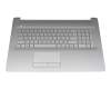 HP 17-by4000 Original Tastatur inkl. Topcase DE (deutsch) silber/silber mit Backlight