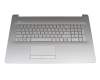 HP 17-by4000 Original Tastatur inkl. Topcase DE (deutsch) silber/silber