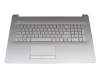 HP 17-by4000 Tastatur inkl. Topcase DE (deutsch) silber/silber