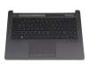 HP 240 G7 Original Tastatur inkl. Topcase DE (deutsch) schwarz/grau