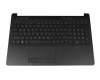 HP 250 G7 Original Tastatur inkl. Topcase DE (deutsch) schwarz/schwarz