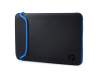 HP Compaq Presario CQ61-200 Original Schutzhülle (schwarz/blau) für 15.6\" Geräte