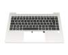 HP EliteBook 640 G10 Original Tastatur inkl. Topcase DE (deutsch) schwarz/silber mit Backlight