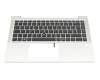 HP EliteBook 840 G8 Original Tastatur inkl. Topcase DE (deutsch) schwarz/silber mit Backlight und Mouse-Stick