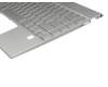 HP Envy 13-aq0200 Original Tastatur inkl. Topcase DE (deutsch) silber/silber mit Backlight