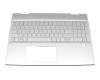 HP Envy 15-dr0400 Original Tastatur inkl. Topcase DE (deutsch) silber/silber mit Backlight (DIS)