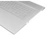 HP Envy 17-bw0000 Original Tastatur inkl. Topcase DE (deutsch) silber/silber mit Backlight