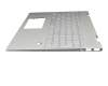HP Envy x360 15-dr0200 Original Tastatur inkl. Topcase DE (deutsch) silber/silber mit Backlight (UMA)
