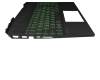 HP Pavilion Gaming 15-dk1000 Original Tastatur inkl. Topcase RU (russisch) schwarz/schwarz mit Backlight