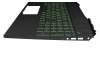 HP Pavilion Gaming 15-dk1000 Original Tastatur inkl. Topcase RU (russisch) schwarz/schwarz mit Backlight