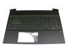 HP Pavilion Gaming 15-ec0000 Original Tastatur inkl. Topcase DE (deutsch) schwarz/schwarz mit Backlight