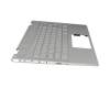 HP Pavilion x360 14-cd1400 Original Tastatur inkl. Topcase DE (deutsch) silber/silber mit Backlight
