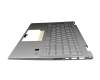 HP Pavilion x360 14-dw0000 Original Tastatur inkl. Topcase DE (deutsch) silber/silber mit Backlight Fingerprint / Hintergrundbeleuchtung