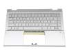 HP Pavilion x360 14-dw1000 Original Tastatur inkl. Topcase DE (deutsch) silber/silber mit Backlight