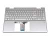 HP Pavilion x360 15-er0000 Original Tastatur inkl. Topcase DE (deutsch) silber/silber