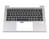 HP ProBook 430 G8 Original Tastatur inkl. Topcase DE (deutsch) schwarz/silber mit Backlight