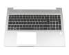 HP ProBook 455 G6 Tastatur inkl. Topcase DE (deutsch) schwarz/silber mit Backlight