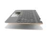 HP Spectre x360 13-ac000 Original Tastatur inkl. Topcase DE (deutsch) grau/grau mit Backlight