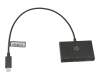 HP Z6A00AA USB-C zu 3x USB 3.0 Adapter