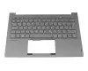 HQ20721281000 Original Lenovo Tastatur inkl. Topcase DE (deutsch) grau/grau mit Backlight
