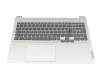 HQ2072179000 Original Lenovo Tastatur inkl. Topcase DE (deutsch) schwarz/silber mit Backlight