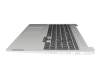 HQ2072179000 Original Lenovo Tastatur inkl. Topcase DE (deutsch) schwarz/silber mit Backlight