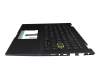 HQ21013052000 Original Huaqin Tastatur inkl. Topcase DE (deutsch) schwarz/schwarz mit Backlight