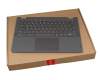 HQ21015219000 Original Lenovo Tastatur inkl. Topcase DE (deutsch) grau/gold