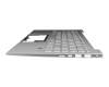 J2021/0326/19 Original HP Tastatur inkl. Topcase DE (deutsch) silber/silber mit Backlight