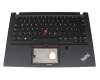 JAZZ85 Original Sunrex Tastatur inkl. Topcase DE (deutsch) schwarz/schwarz mit Backlight und Mouse-Stick
